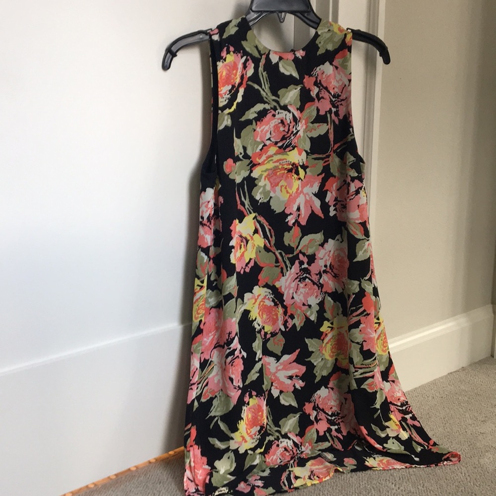 Nordstrom leith floral sheath dress xs